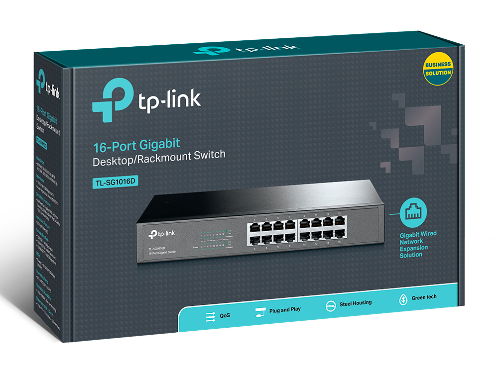 Switch TP-Link 16 port TL-SG1016D g
